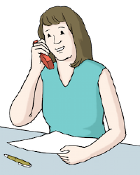 telefonieren frau